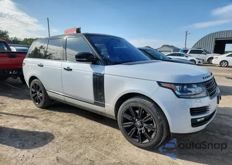 2016 Land Rover Range Rover Hse from USA, damaged, VIN SALGS2KF4GA261232